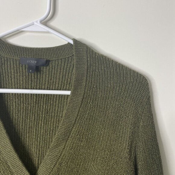 Women’s / Teen’s J. Crew Green Cardigan Sweater Size Small - Picture 3 of 7